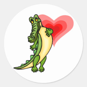 Gater Love Classic Round Sticker