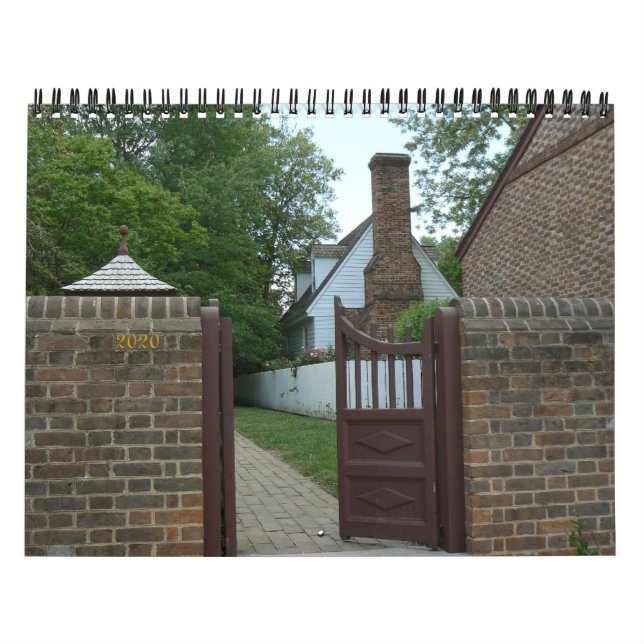 Gates and Fences of the USA calendar (Cover)
