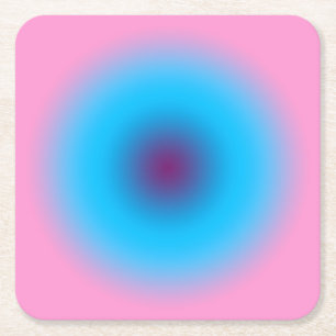 Gates Of Heaven Gradient  Square Paper Coaster