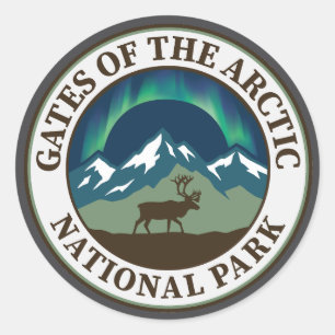 Gates of the Arctic National Park Classic Round Sticker