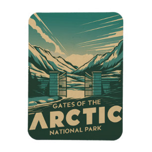 Gates Of The Arctic National Park Vintage Magnet