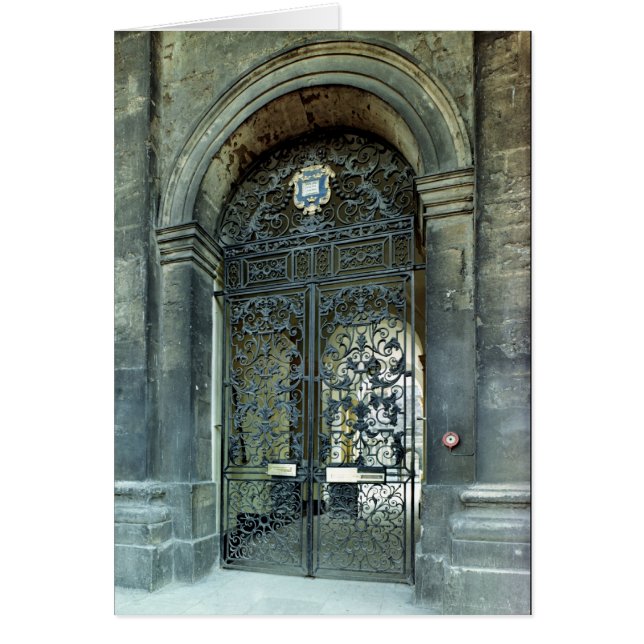 Gates, transom panel and overthrow (Front)