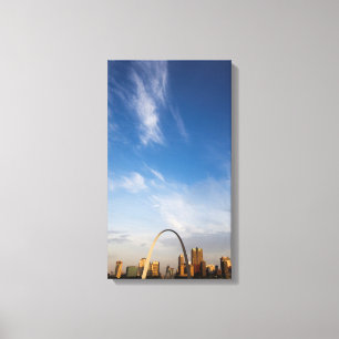Gateway Arch and downtown St. Louis Canvas Print