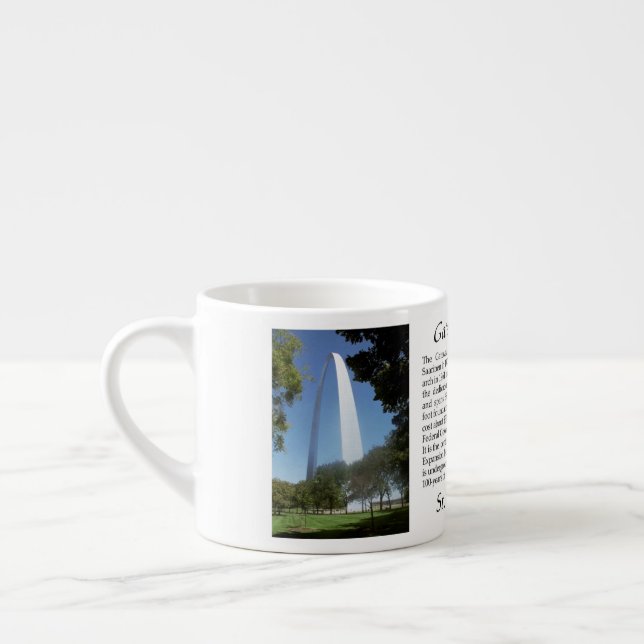 Gateway Arch espresso mug (Left)