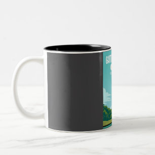 Gateway Arch Funny One Star Review National Park T Two-Tone Coffee Mug