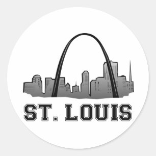 Gateway Arch in St. Louis Classic Round Sticker