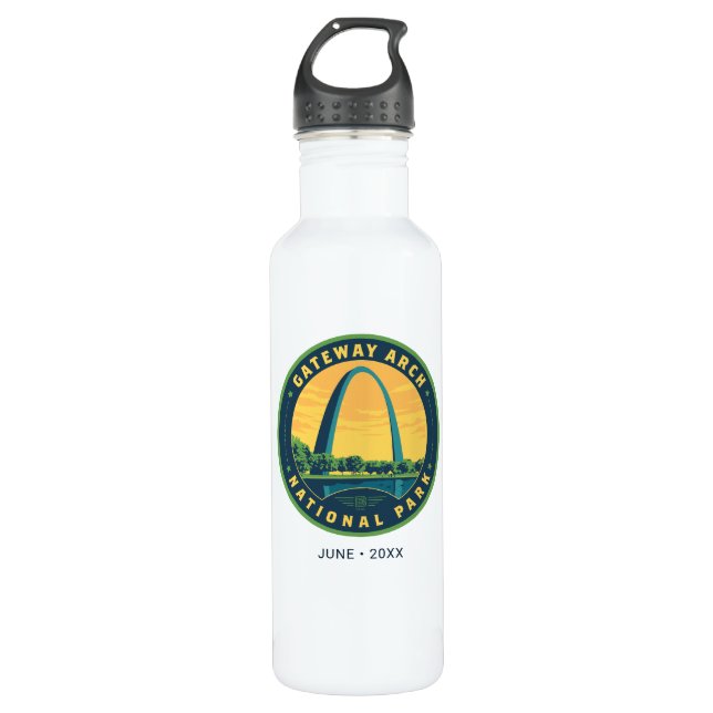 Gateway Arch National Park 710 Ml Water Bottle (Front)