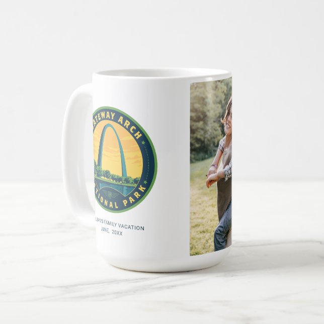 Gateway Arch National Park Coffee Mug (Front Left)
