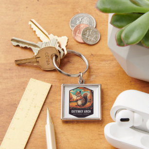 Gateway Arch National Park Keychain