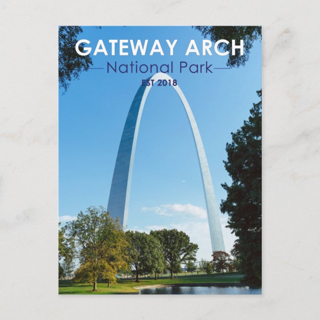 Gateway Arch National Park Missouri Postcard (Front)