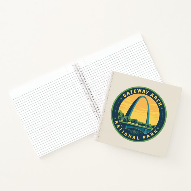 Gateway Arch National Park Notebook (Inside)