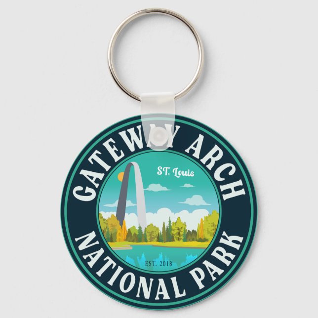 Gateway Arch National Park Saint Louis - Missouri Keychain (Front)