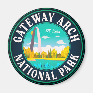 Gateway Arch National Park Saint Louis - Missouri Magnet