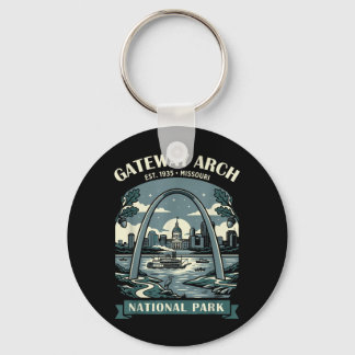 Gateway Arch National Park St Louis Missouri Keychain