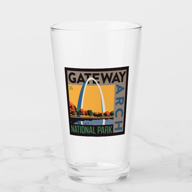 Gateway Arch | St. Louis, Missouri Glass (Front)
