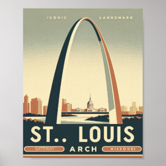 Gateway Arch - St. Louis, Missouri Poster