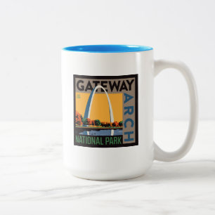 Gateway Arch   St. Louis, Missouri Two-Tone Coffee Mug