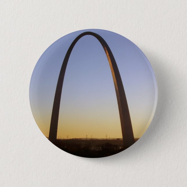 Gateway Arch, St. Louis, MO 2 Inch Round Button (Front)