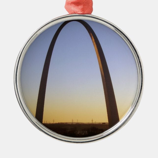 Gateway Arch, St. Louis, MO Metal Ornament (Front)