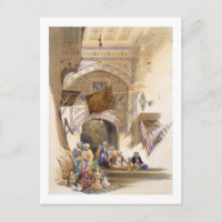 Gateway of a Bazaar, Grand Cairo, pub. 1846 (litho