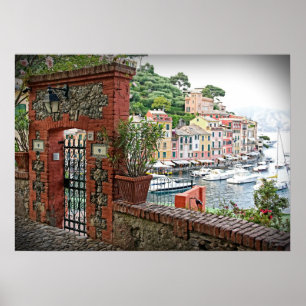 Gateway to Paradise - Portofino, Italy Poster