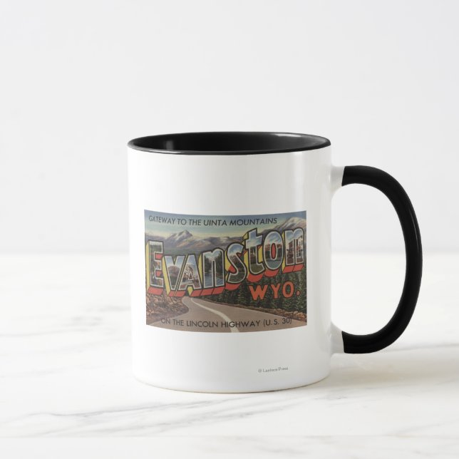 Gateway to the Uinta Mountains - Evanston, WY Mug (Right)