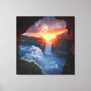 Gateway to the Wild – Adventure Landscape Photogra Canvas Print