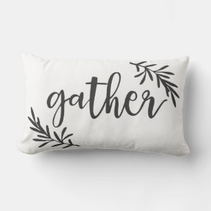 Gather  lumbar pillow