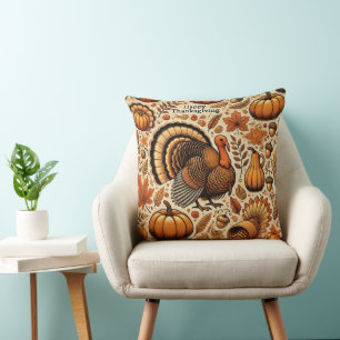 Gather 'Round the Table Throw Pillow