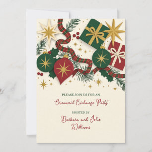 Gather & Swap Holiday Exchange Invitation