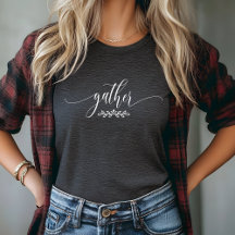 Gather Thanksgiving Fall Botanical Minimalist