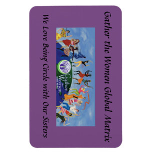 Gather the Women Circle Sisters Magnet