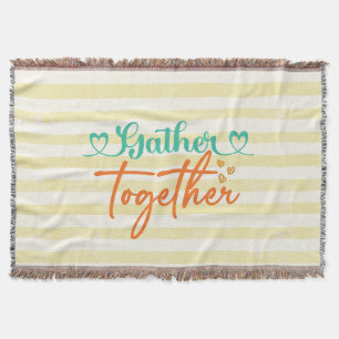 Gather Together Throw Blanket