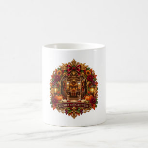 Gather With Gratitude Harvest Thanksgiving Mug