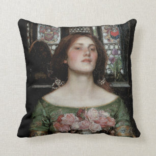 Gather Ye Rosebuds While Ye May Throw Pillow