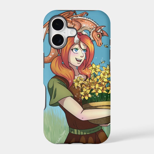 Gathering Flowers with a Dragon (Back)