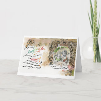 Gathering God/Granny, Folded Greeting Card, 5"x7" Card
