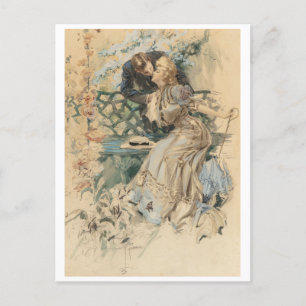 Gathering Honey Postcard