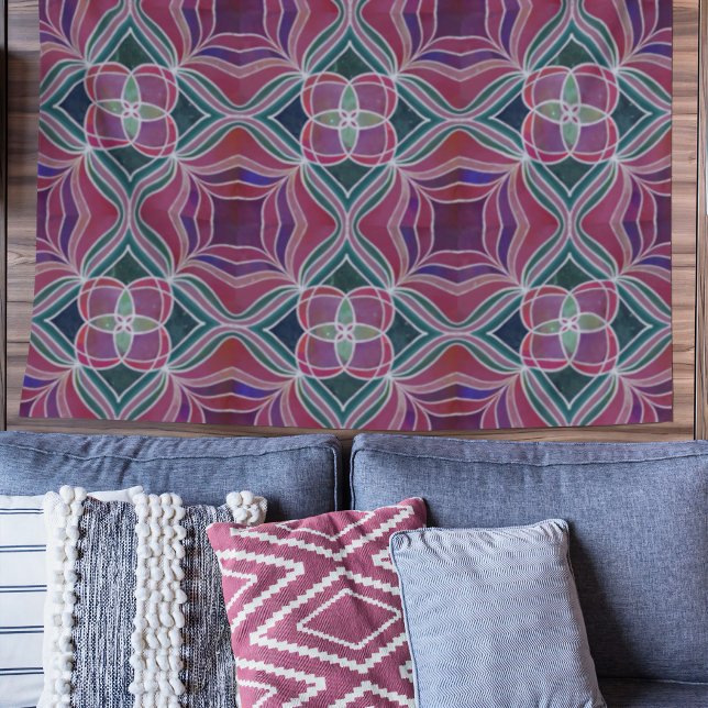 "Gathering in the Moon Tent" Tapestry (Creator Uploaded)