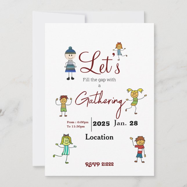 Gathering  invitation (Front)