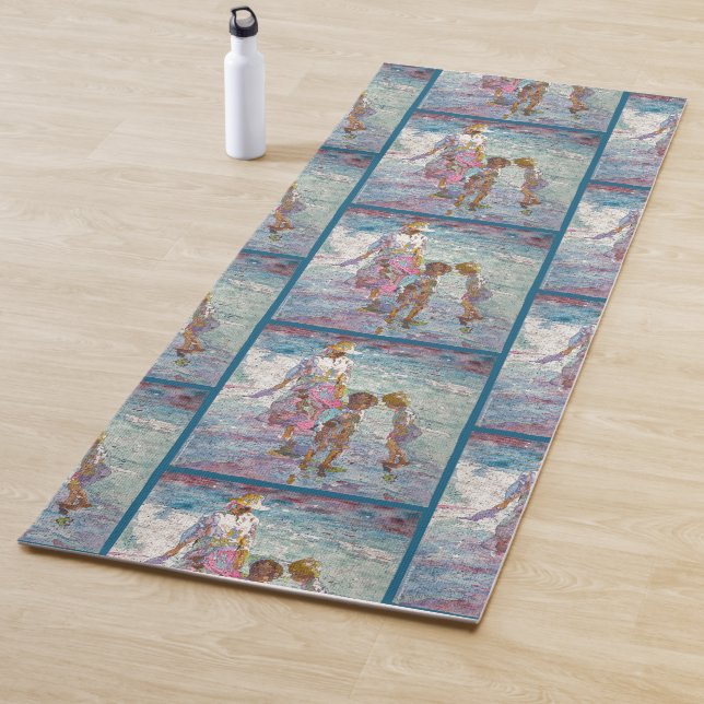 Gathering Light © – Fine Art Yoga Mat (In Situ)