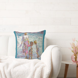 Gathering Light Throw Pillow