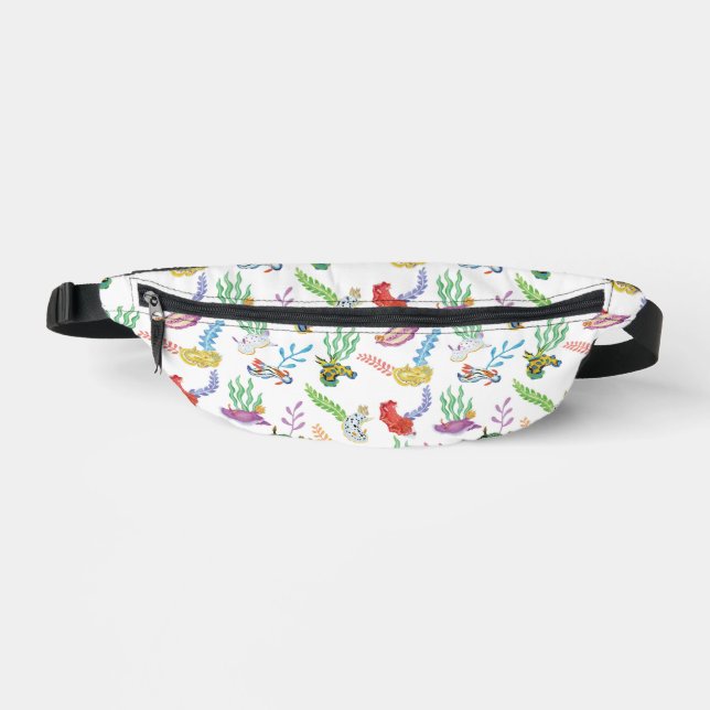 Gathering of Nudibranchs | Ocean Art Design Fanny Pack (Front)