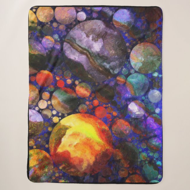 Gathering Of The Planets Sherpa Blanket (Front)