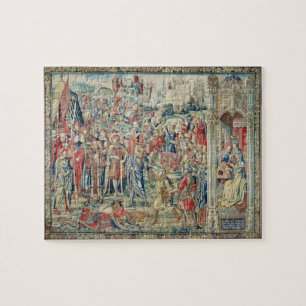 Gathering the Booty, Tapestry of David and Bathshe Jigsaw Puzzle