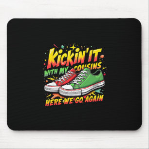 Gathering Trip Kickin’ It With The Kins Black Fami Mouse Pad