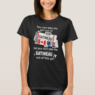 Gatineau Boarding Pass  Gatineau Girl  Gatineau T-Shirt