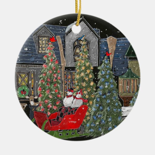 Gatlinburg Christmas Ornament (Front)