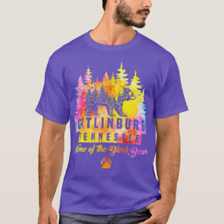 Gatlinburg Tennessee Bear Great Smoky Mountains Ti T-Shirt