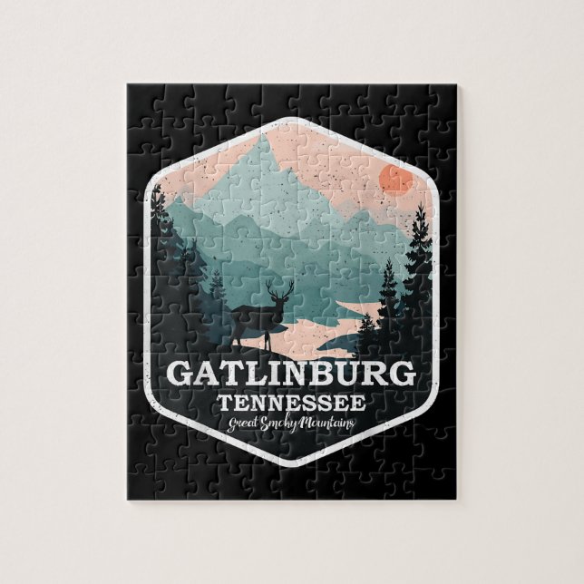 Gatlinburg Tennessee Great Smoky Mountains Hiking Jigsaw Puzzle (Vertical)